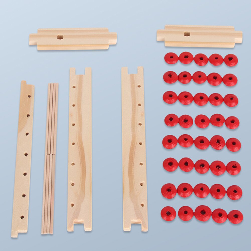 Homemade Abacus Model DIY Material Science Experiment Equipment Mathematical Abacus Model DIY Handmade Bag