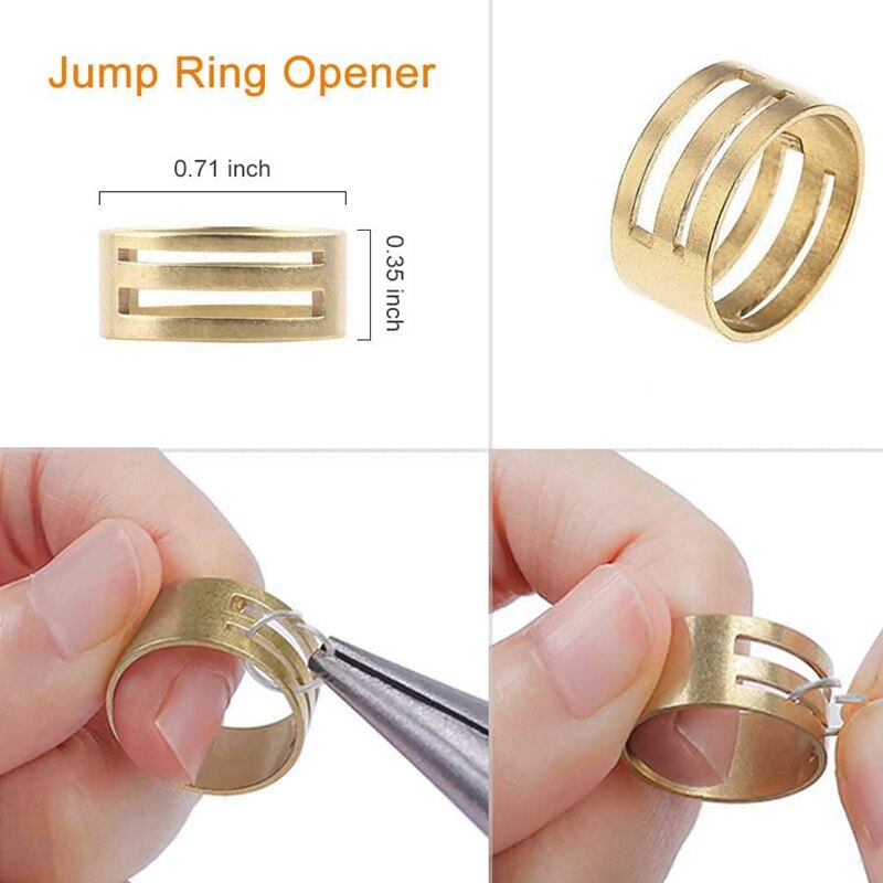 1553Pcs Earring Accessories Five-Color Single Circle DIY Jewelry Material to Send Cardboard with Pliers Tweezers Tool