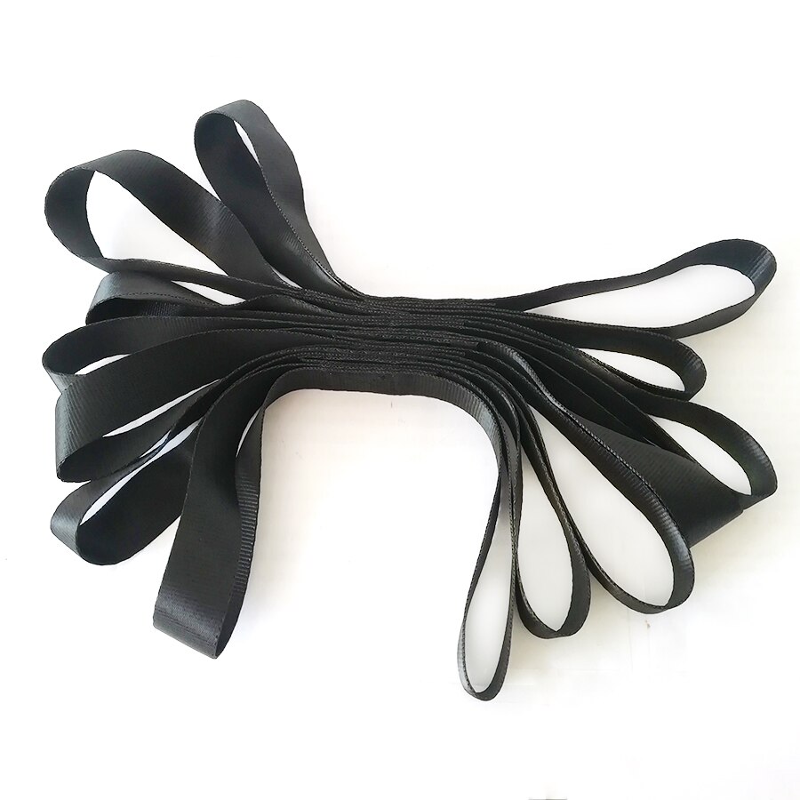 8x black nylon loop strap lashing strap lashing strap ATV motorcycle 1000KG 29.5x2.5cm