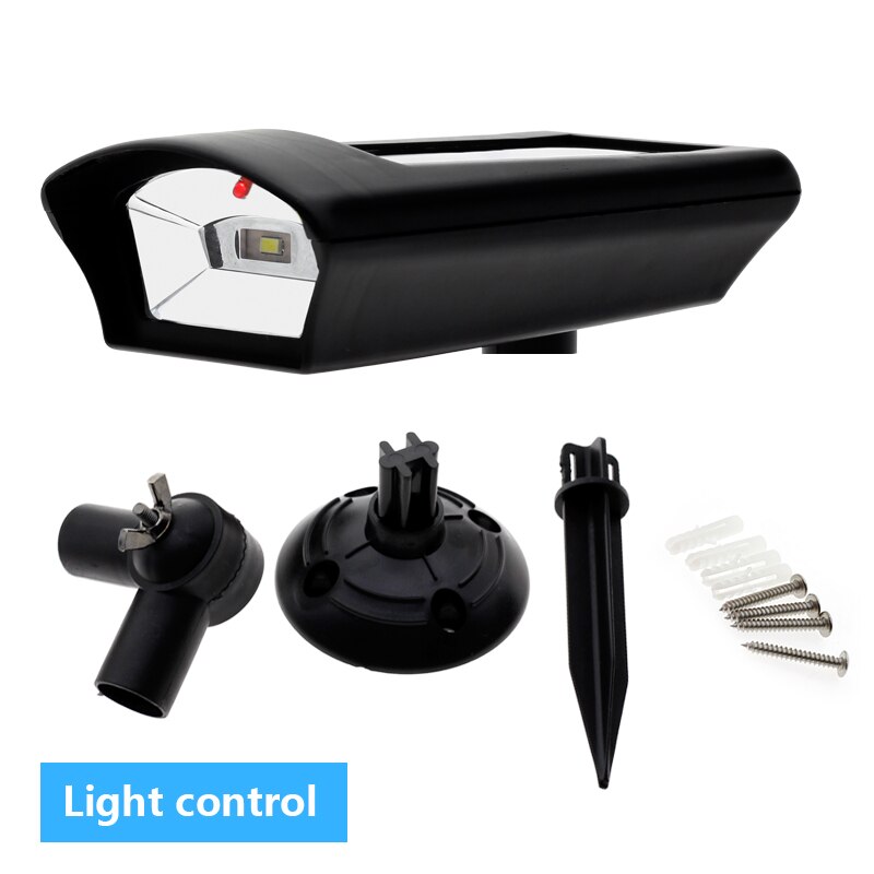 Led-zonne-portiekverlichting met pir-bewegingssensor, waterdichte buitenverlichting voor op de veranda, tuinmuurlamp, wandlamp voor balkon en terras: Alleen zonnelamp