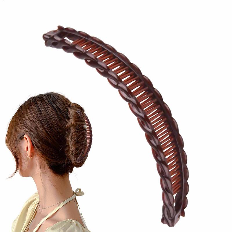 Haarspeldjes Vintage Kammen Tool voor dik krullend haaraccessoires Fishtail Haarclip Bananenclip Set voor vrouwen Haarstylingtools