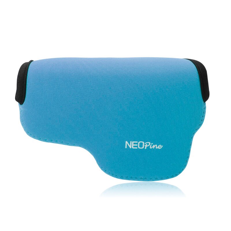 Funda protectora suave de neopreno para cámara Sony A6000 A6100 A6300 A6400 16-50mm: Azul cielo
