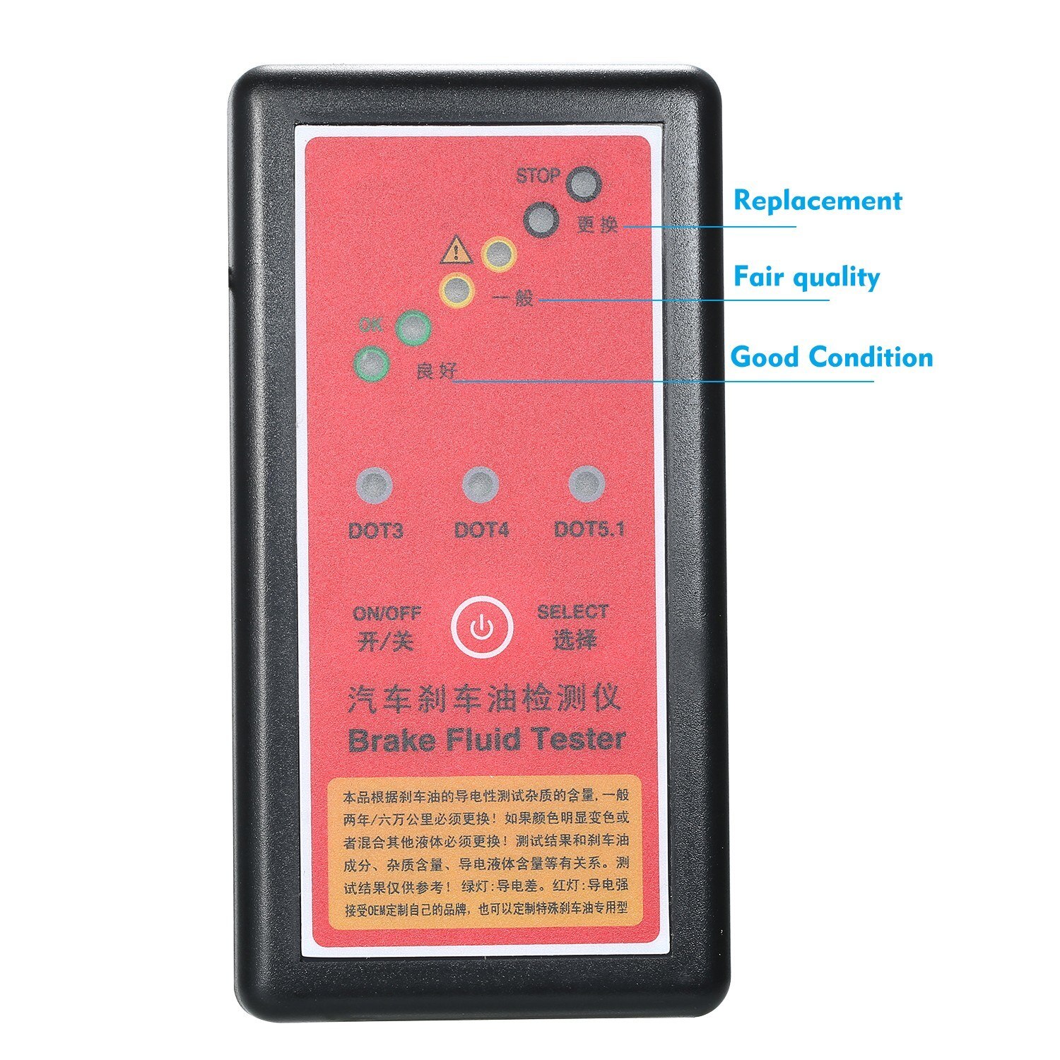 Remvloeistof Tester Automotive Remvloeistof Tester Nauwkeurige Auto