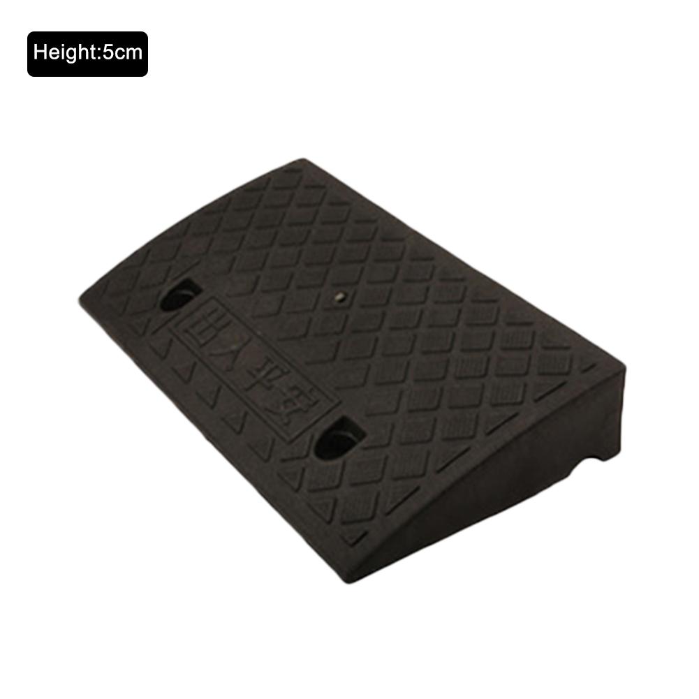 5/9 rampes de bordure en plastique de moto de voiture portative de protection de pente de taille Kit en plastique résistant de PVC protection de pente antidérapante pour la voiture d'allée