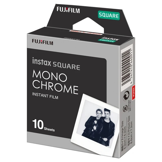 Fujifilm Instax Mini Film carré papier Photo bord noir/blanc 10-50 feuilles pour caméra Instax SQ10 SQ6 SQ20 partager imprimante SP-3: YELLOW
