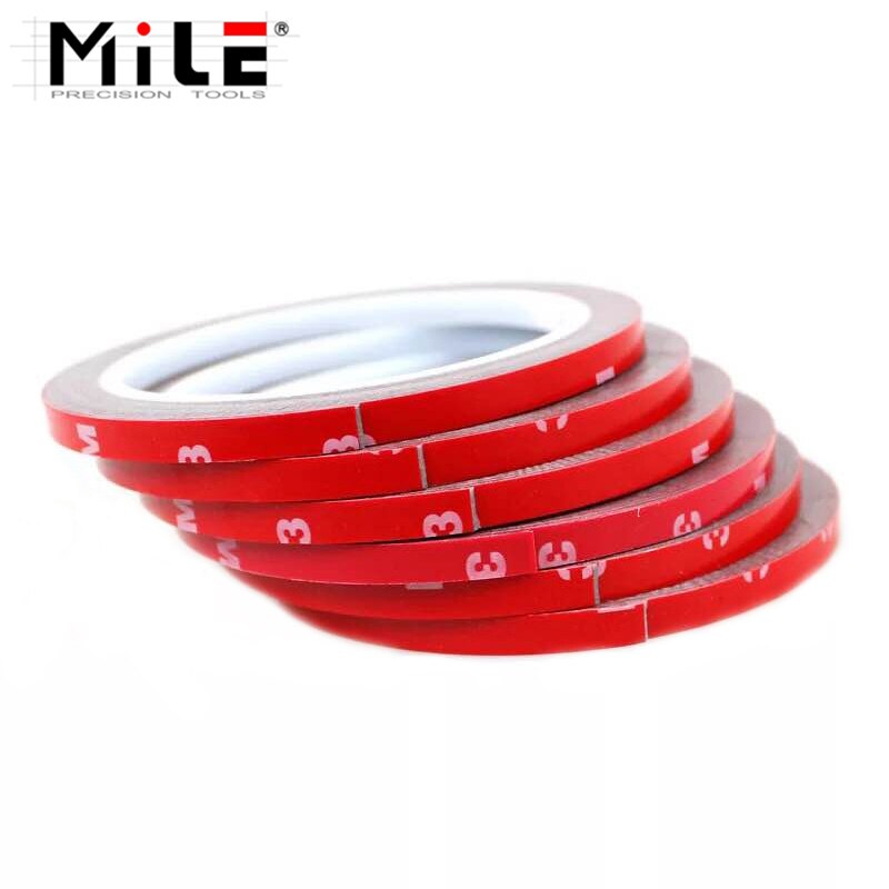 MILE 3M Double-Sided Acrylic Foam Adhesive Tape Sticker 2mm 3mm 10mm 15mm 20mm for Mobile Phone Tablets Repair Hand Tools