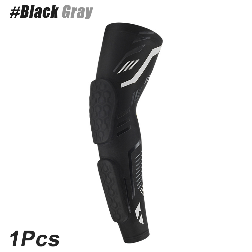 1 Pcs Sports Elbow Pads, Basketball Shooter Sleeves Arm Guard, Collision Avoidance Padded Elbow for Volleyball Football Baseball: XL / Burgundy