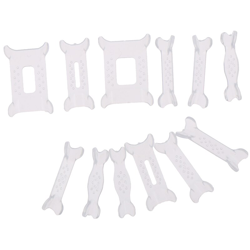 12 stuks/set onzichtbare ringmaatversteller voor losse ringmaatverkleiner afstandsringbeschermer