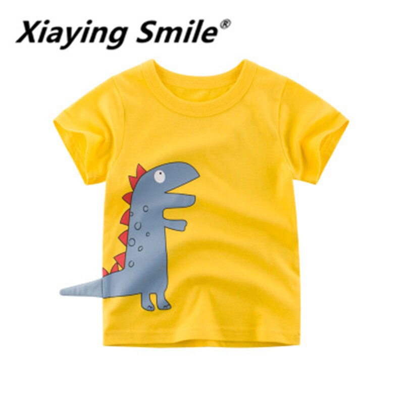 Kinderen Met Korte Mouwen T-shirts Kinderen Kleding Kinderen Dragen Zomer Buitenlandse Jongen Blouses Baby Truien 9241