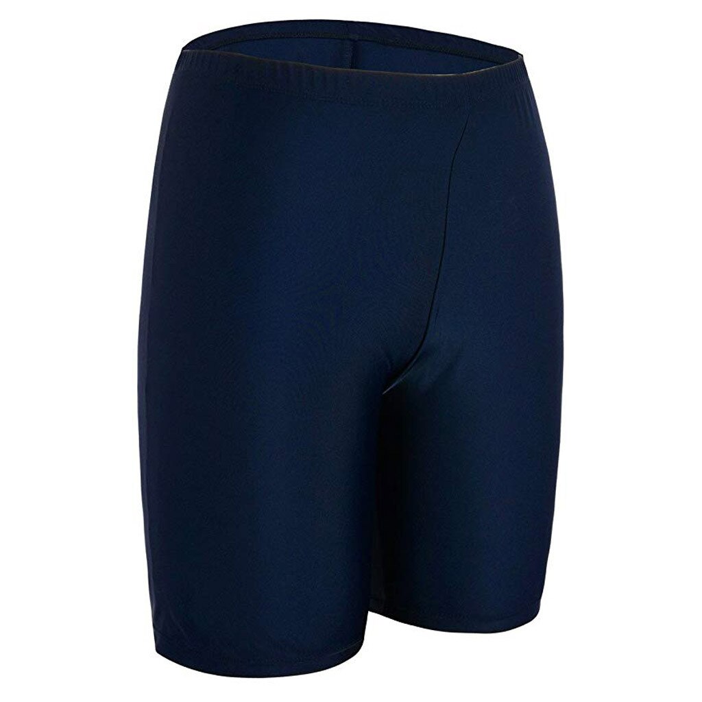 Vrouwen Sport Zonnebrandcrème Elastische Baden Bodem Skinny Capri Zwembroek Boomstammen Zwemmen broek # sw