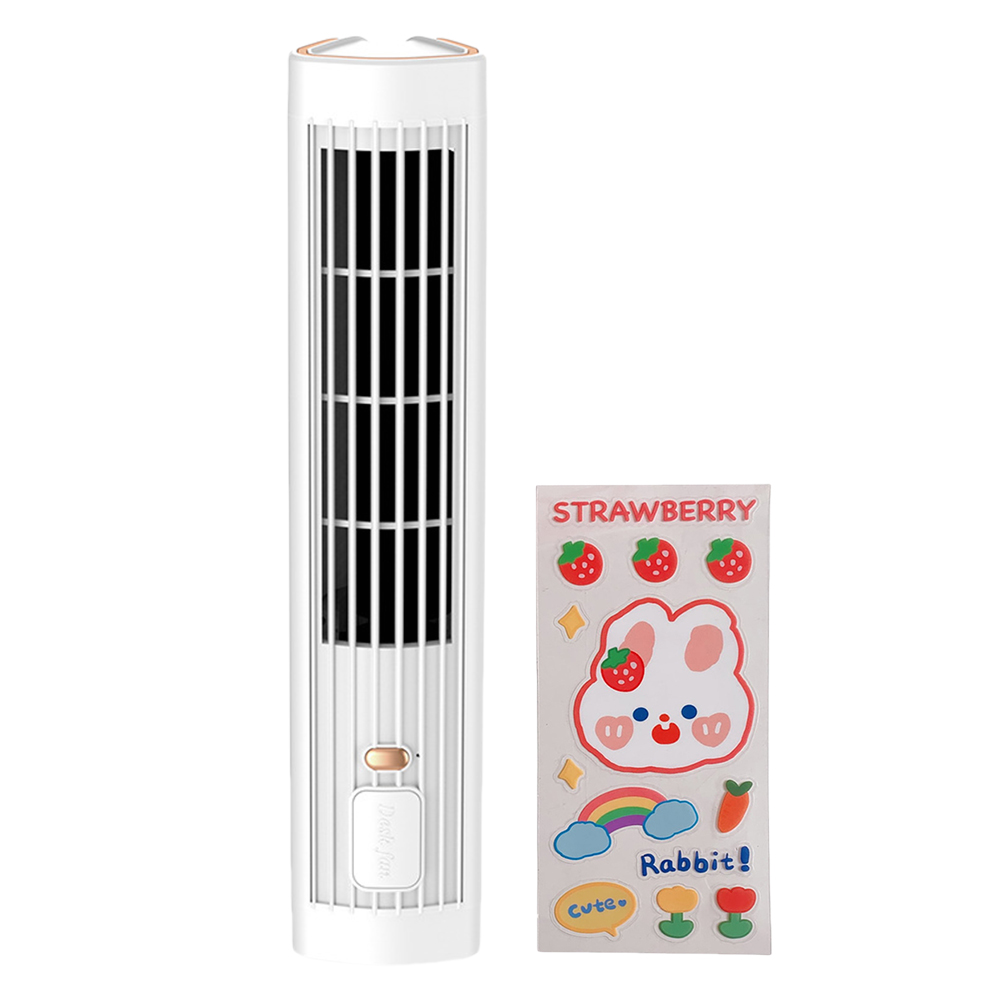 Ventilador de Torre portátil sin aspas, ventilador eléctrico de 2/3 velocidades, Personal, silencioso, de pie, recargable, de montaje en pared, de escritorio,: plum