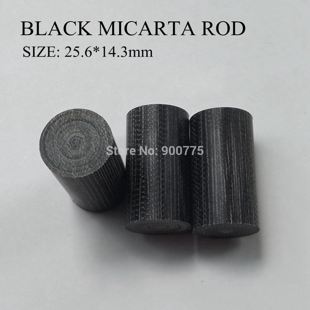 Micarta rod ferrule Pool cue stick 3 pcs epoxy resin Billiards accessories American ferrules Black & Brown(optional)