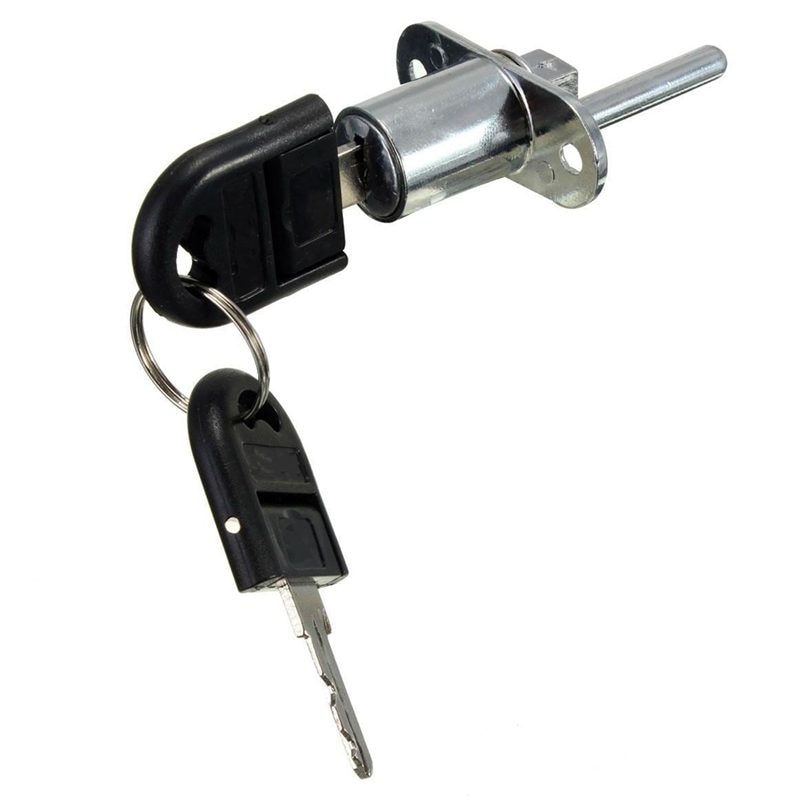 Zinc Alloy Computer Desk Cabinet Mailbox Drawer Cupboard Locker Cam Lock with Keys, Silver