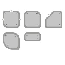 Ensemble d'extracteur de Joint 5 en 1, kit d'extracteur de Joint, lissage en Silicone