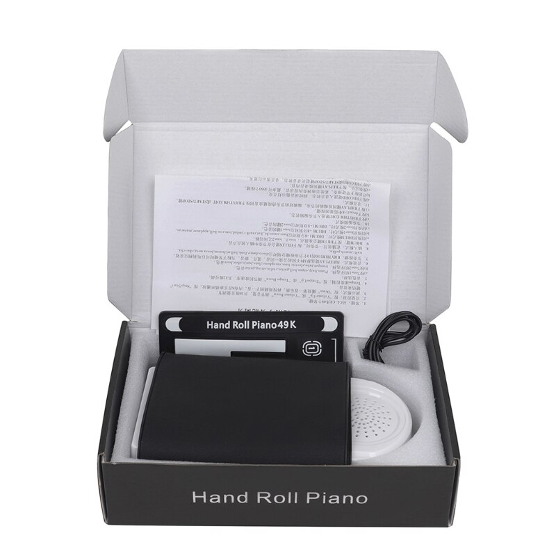448D 49 Keys Flexible Digital Keyboard Roll Above Piano Electronic Speaker Hand Roller Piano Instrument