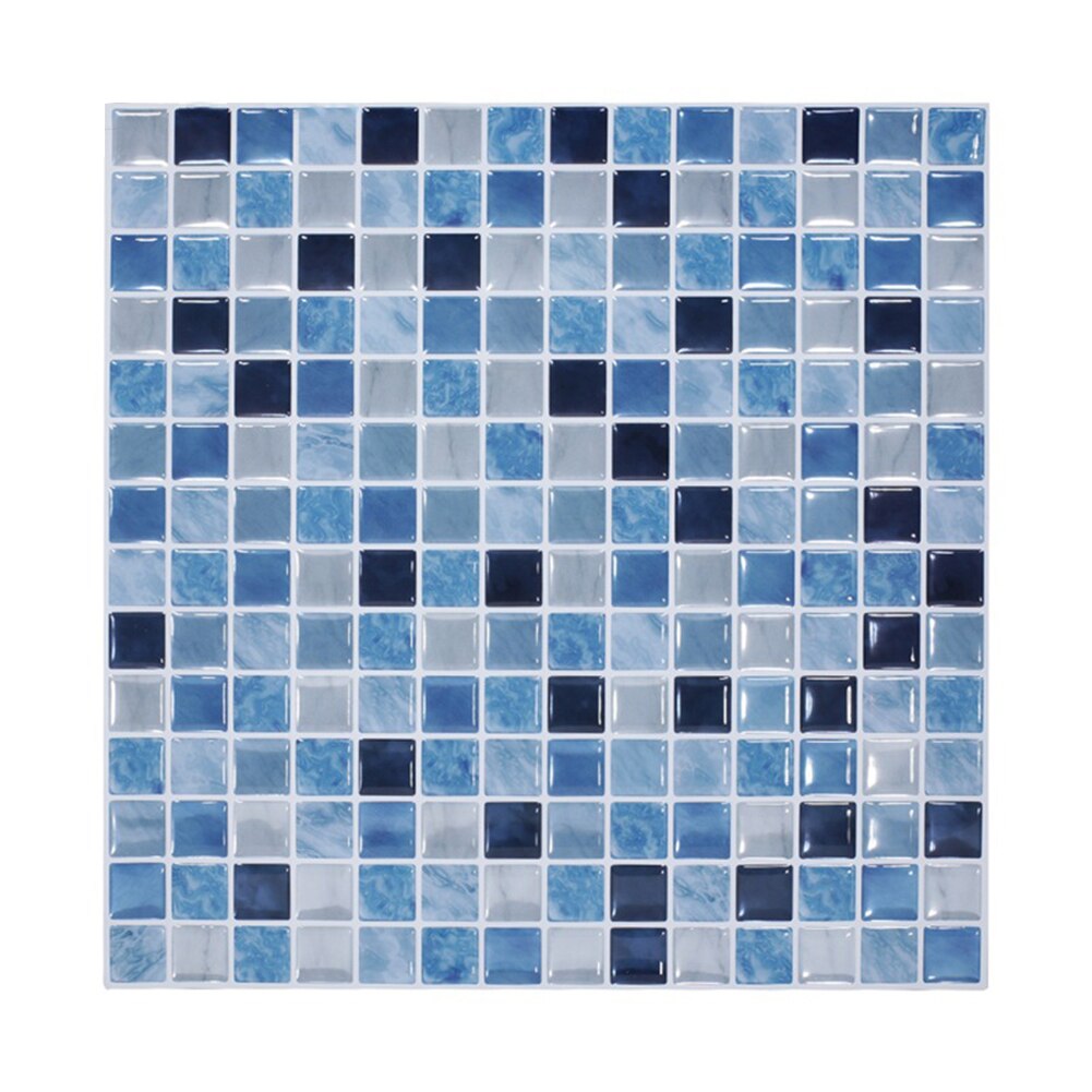 Mosaiikki itseliimautuva laatta backsplash seinätarra vinyyli kylpyhuone keittiö kodin sisustus tee itse vedenpitävä öljynkestävä