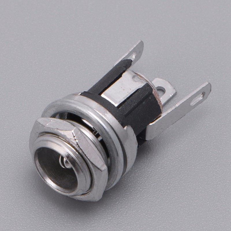 10pcs DC Power Supply Jack Socket Female Panel Mount Connector 5.5x2.1mm