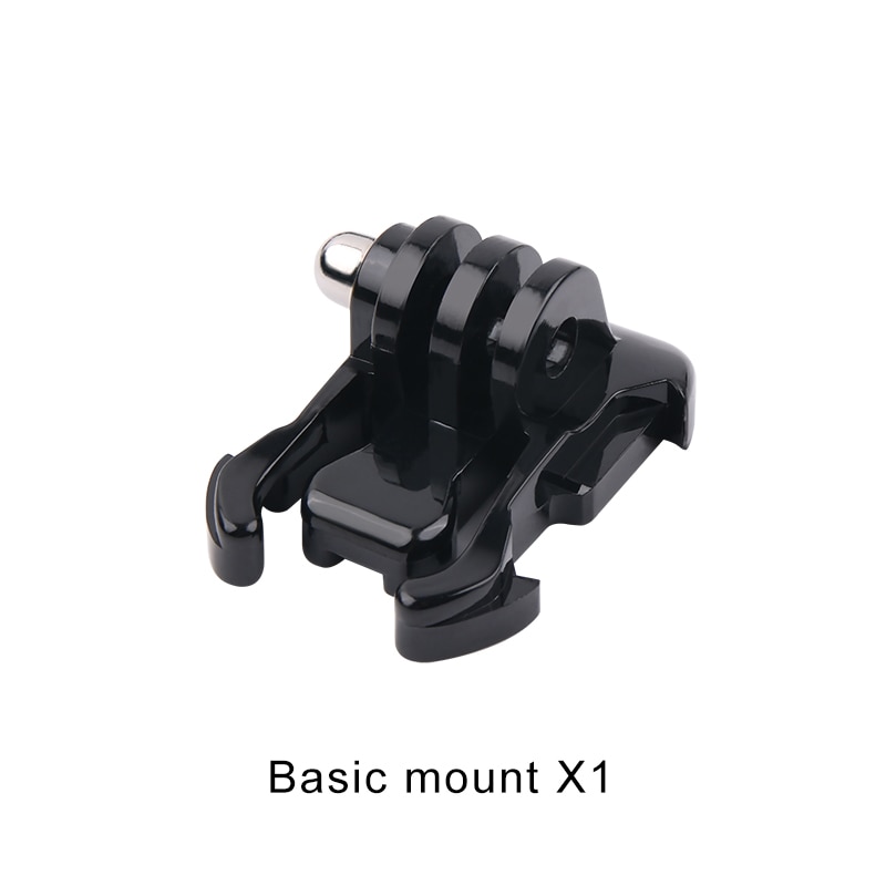 Gopro zubehör Kamera schnell-Freisetzung Helm Halterung Basis Adapter Schnalle J-haken Für Gopro HD Held 10/9/8/7/6/5/4/3 +/3: Basic montieren x1