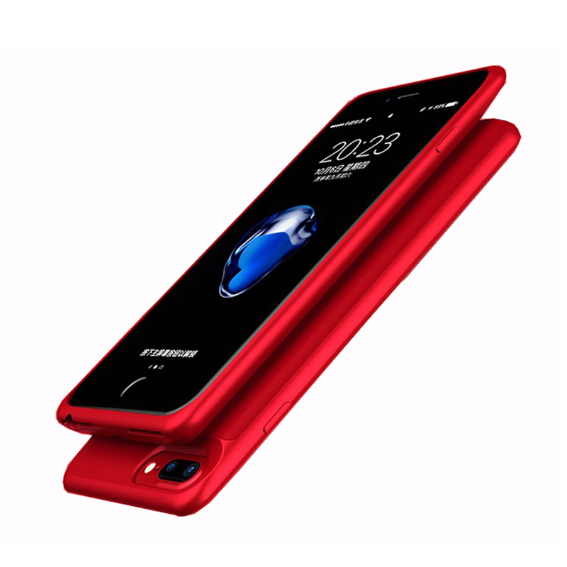 5000 mah /7000 mah slankt ultratyndt telefon batteri cover til iphone 6 6 s plus powerbank backup oplader cover til iphone 6 6s 7 8 plus