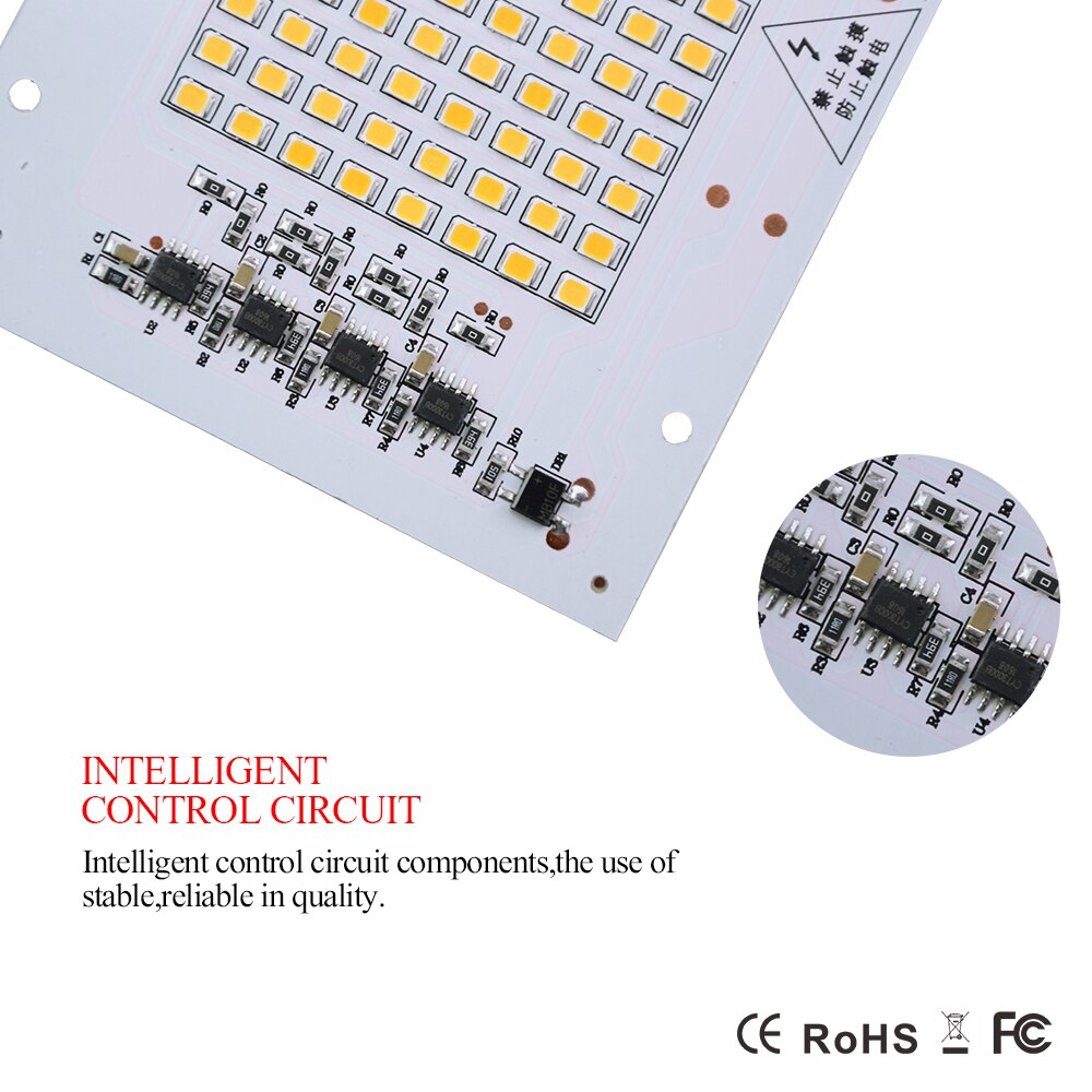 Smart ic smd led sirut 10w 20w 30w 50w 90w 220v smd 2835/5730 siru ulkovalaisimiin puutarha tee itse kylmä valkoinen lämmin valkoinen