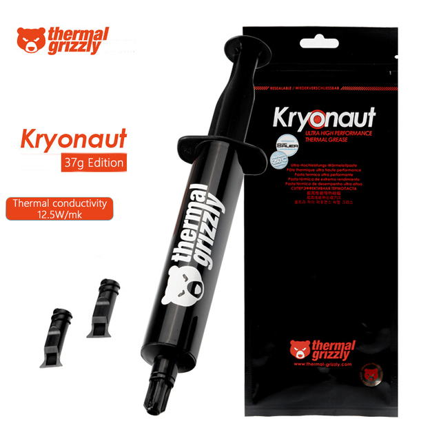 Thermal Grizzly Kryonaut 12.5W/mk CPU/GPU computer cooler AMD Intel processor silicone grease thermal paste 1g/5.5g/11g