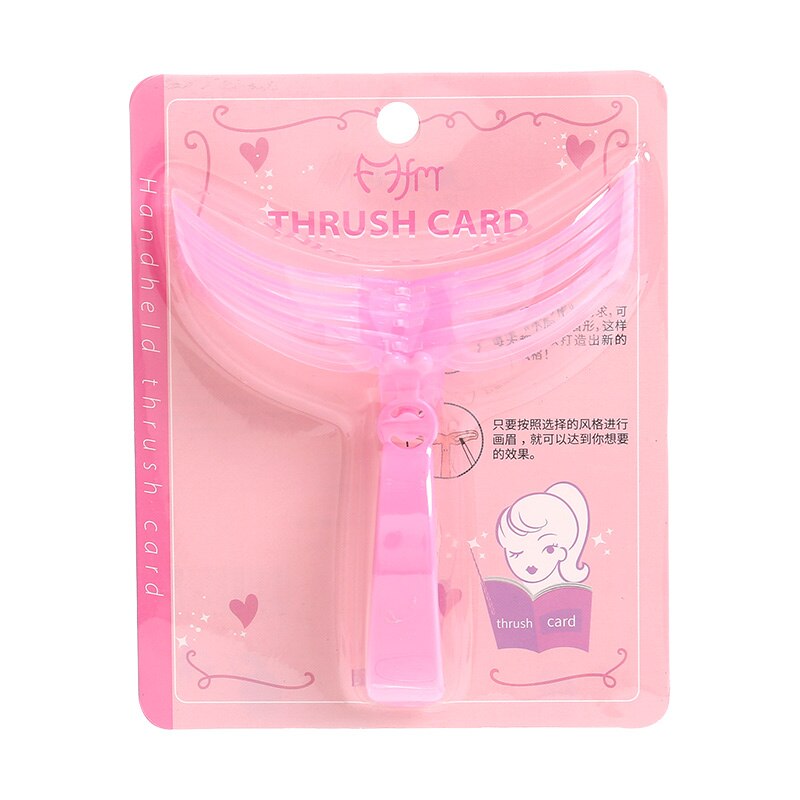 FM Makeup Reusable Eyebrow Stencil eyebrow ruler Cosmetics Eye Brow Shaping Template Makeup Beauty kit delineador de cejas