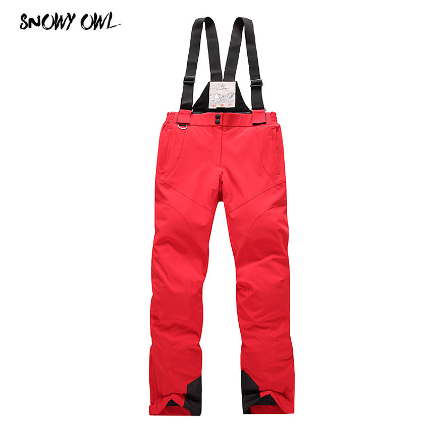 vrouwen ski broek dikker bretels outdoor ski vrouwelijke skiën en snowboarden broek sport broek h155