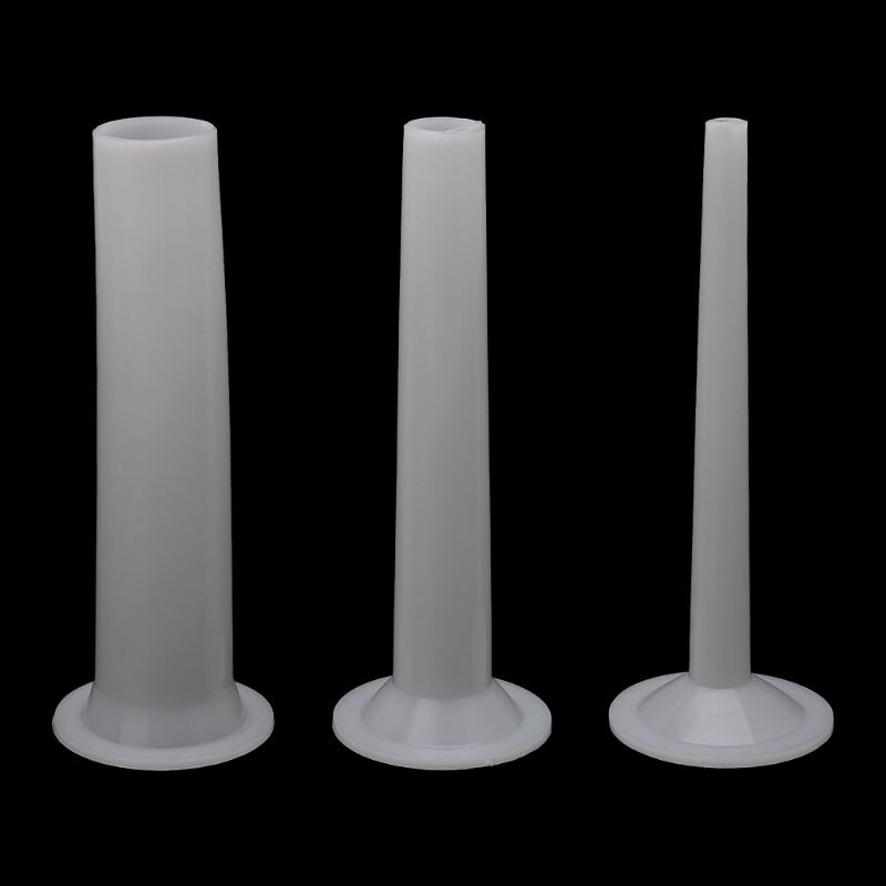 3 Maten Worst Maken Trechter Filler Stuffer Vullen Buizen Diy Vlees Maker Handleiding