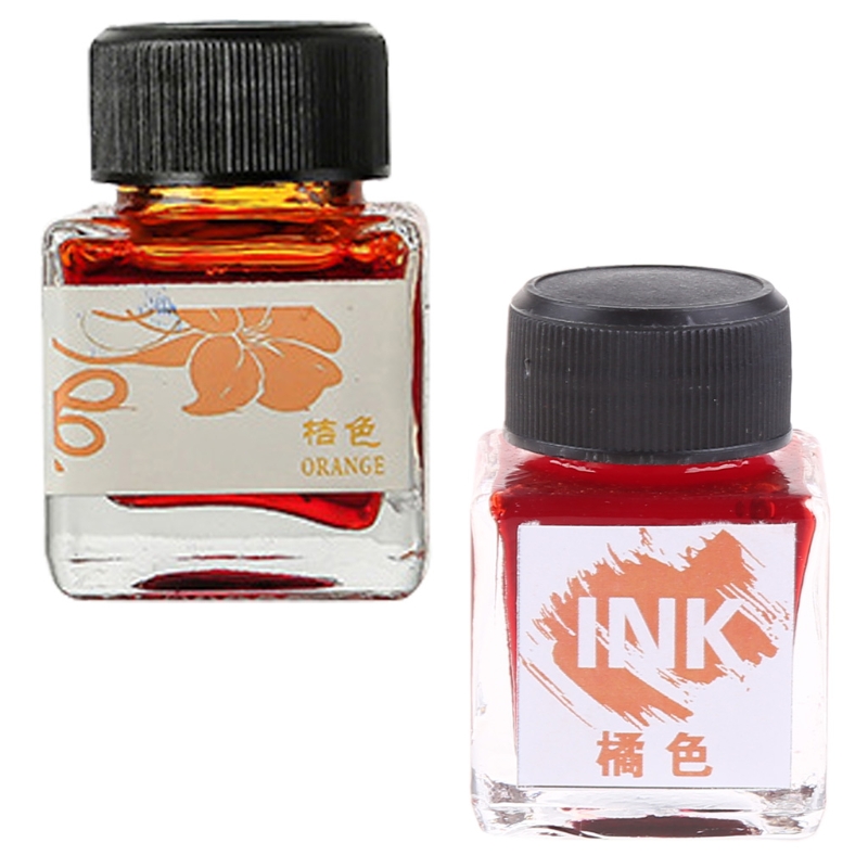 25ml Bottled Glass Smooth Writing Fountain Pen Ink Refill School Student Stationery Office Supplies 11 Colors