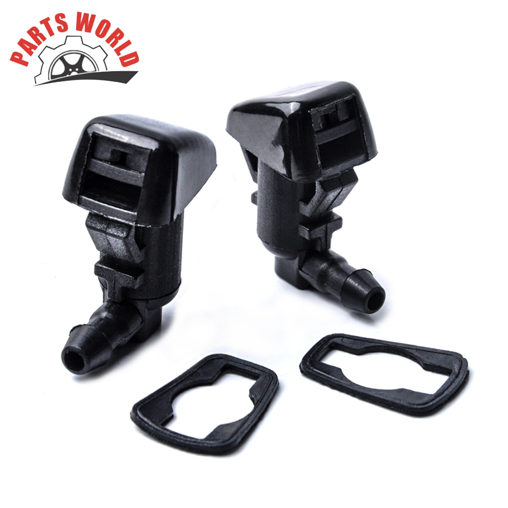 Partsworld 2PCS Front Windshield Washer Nozzles For Ford F250 F350 F450 F550 Replaces OEM: BC3Z-17603-A Spray Jet Kit