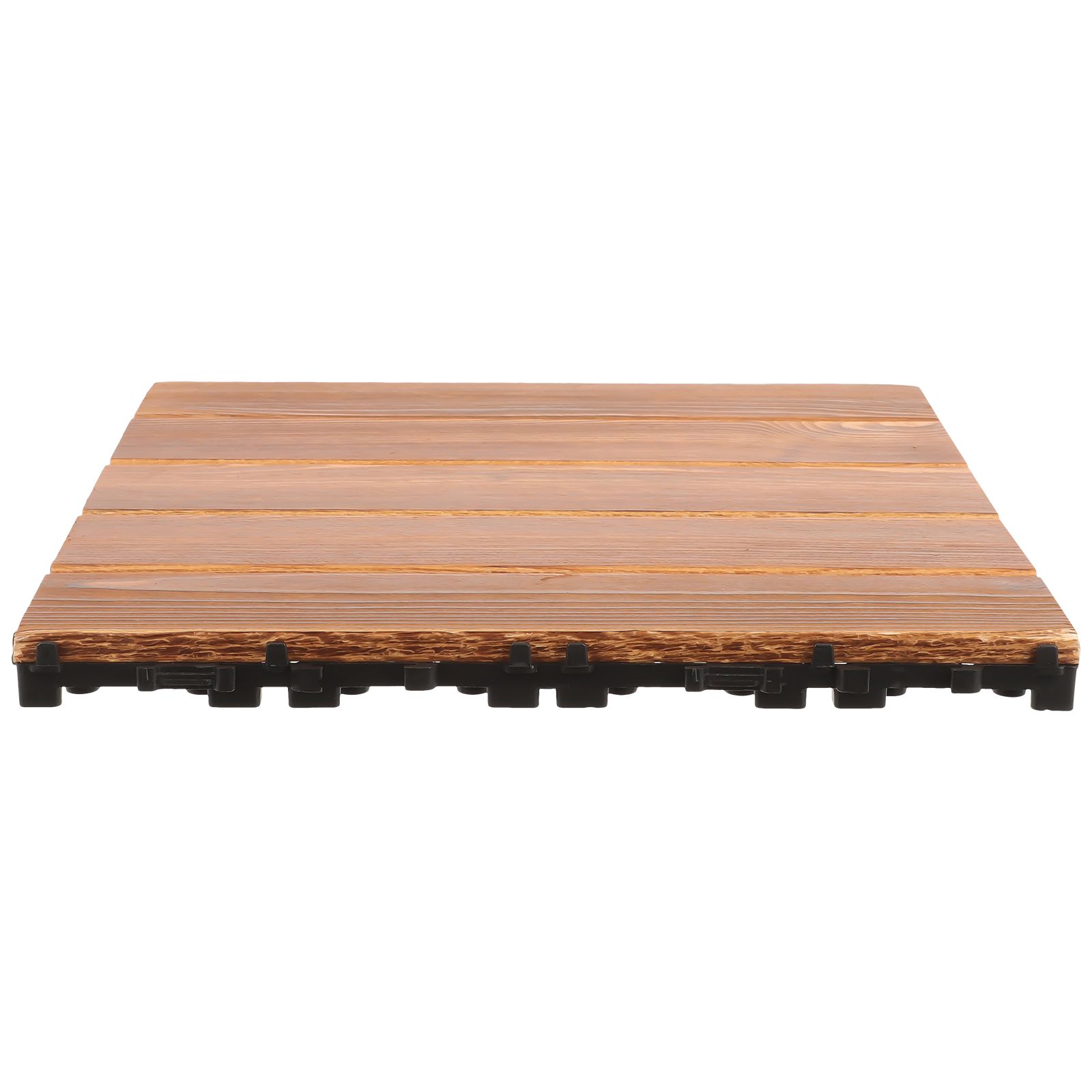 Korrosionsbeständige Holzbodenfliesen, ineinandergreifende Terrassendielen im Freien, für jedes Wetter, Terrasse, Balkon, Garten, wasserdicht, einfache Installation