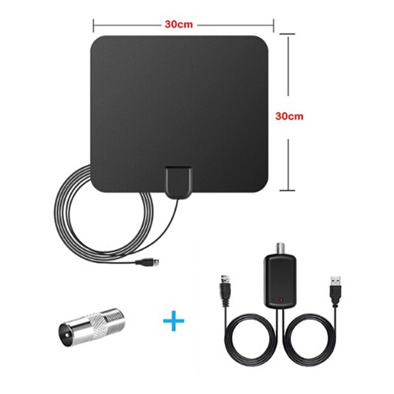 Indoor Digital TV Antenna with Signal Amplifier Booster TV Radius Antena TV Surf Antennas TV Freeview TDT Cable TV Fox Antenna