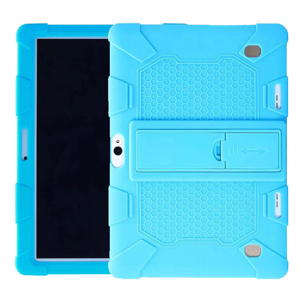 Siliconen hoesje voor beesitto  k102 k105 10.1 inch tablet: Lichtblauw