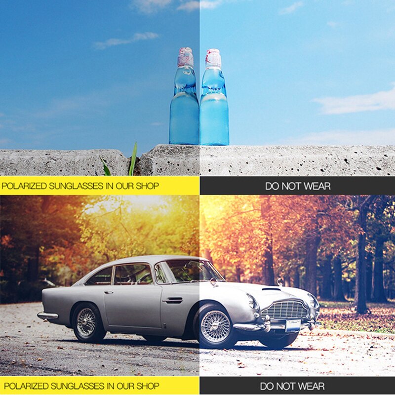 Polariserte fiskesolbriller 5 linse  uv400 fiskebriller utendørs sport sykling klatring turbriller briller