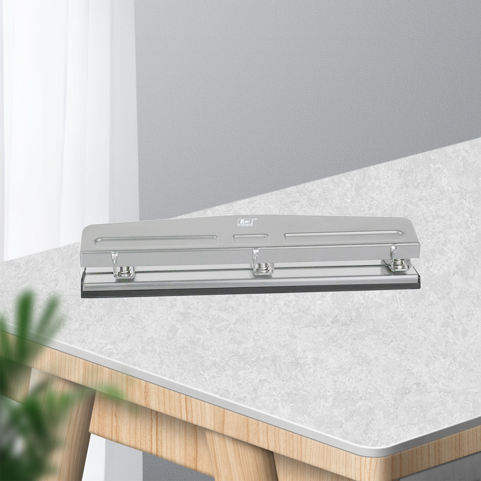 Metal 3 Hole Punch Ring Album Paper Cutter Adjustable Paper Punch A4 Puncher Scrapbooking DIY Tools Office Binding Supplies