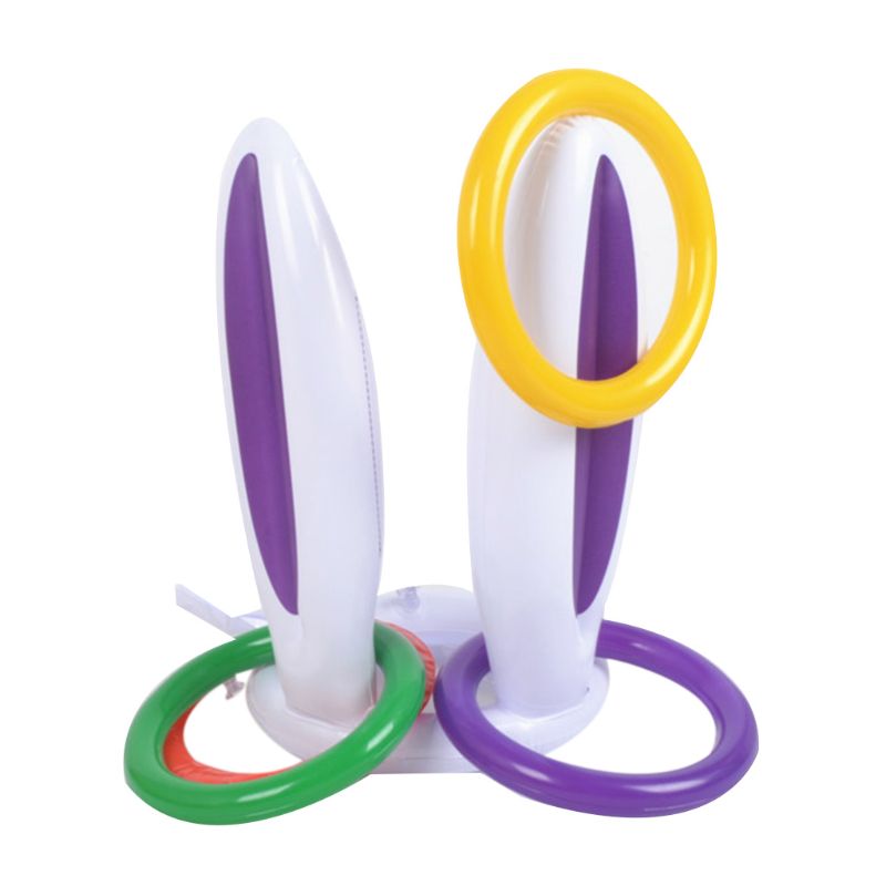 1 pc jule oppustelige rensdyr gevir ring kaste spil julefest sjov rekvisitter 72xc: 1