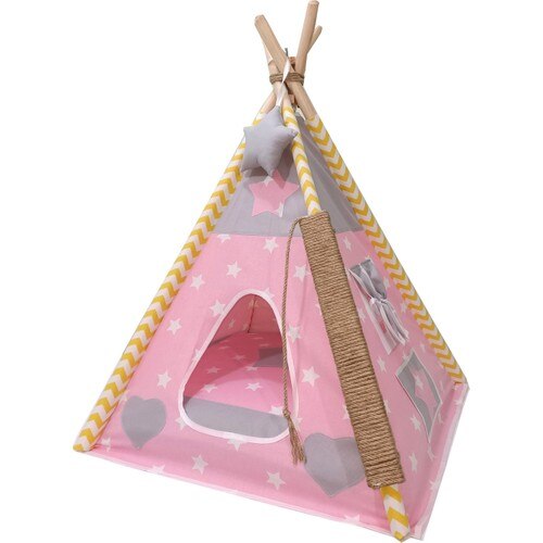 Moonstar Roze Starry Kat Hond Tent