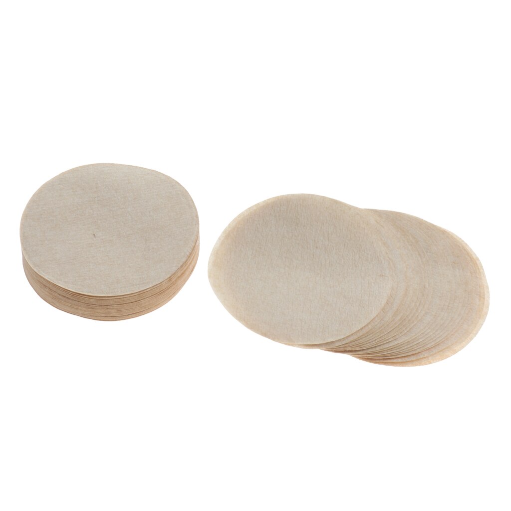 100 Pieces Of Unbleached Coffee Filter Paper Moka Coffee Maker