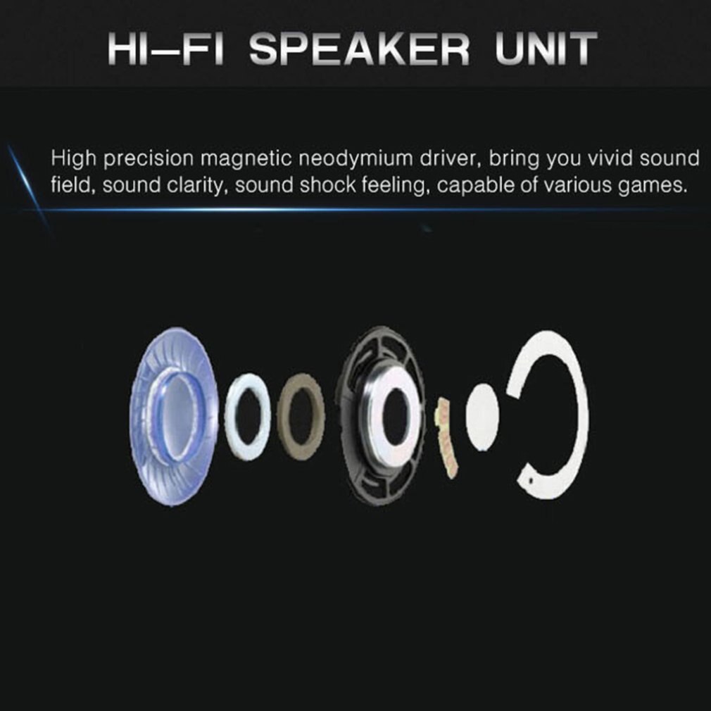 Kablede hodetelefoner ledet lys headset spilling øretelefon  sy733 til datamaskin med mikrofon auriculares lure kabel til pc