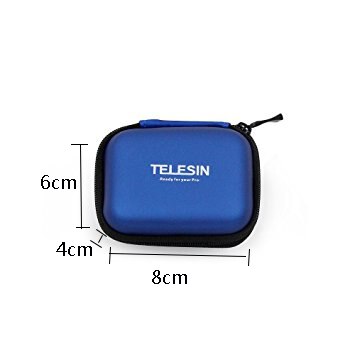 Portable Mini sac poche étui de transport Action caméra boîte de rangement en polyuréthane pour Gopro Hero 6 5 4 3 5/4 Session SJCAM série Xiao mi Yi 4k +