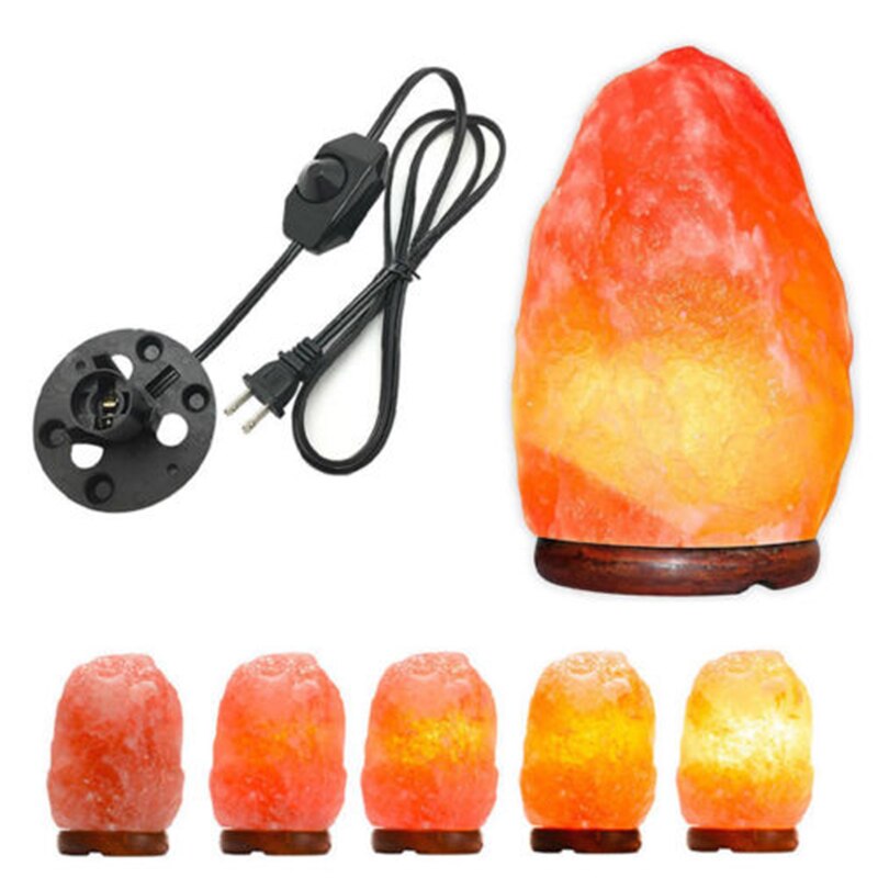 Himalayan Salt Lamp Electric Power Dimmer Cable Cord Switch E12 Socket US Plug