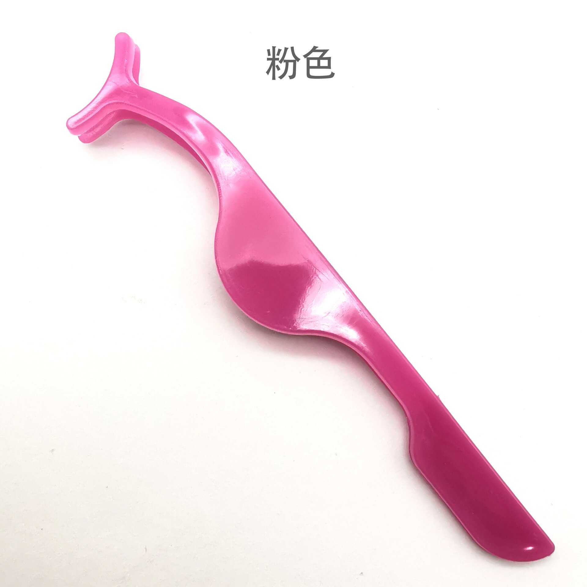 30 PCS False Eyelash Tweezers False Eyelashes Applicator Eyelash Extension Curler Nipper Auxiliary Clamp Makeup Forceps Tools: Pink