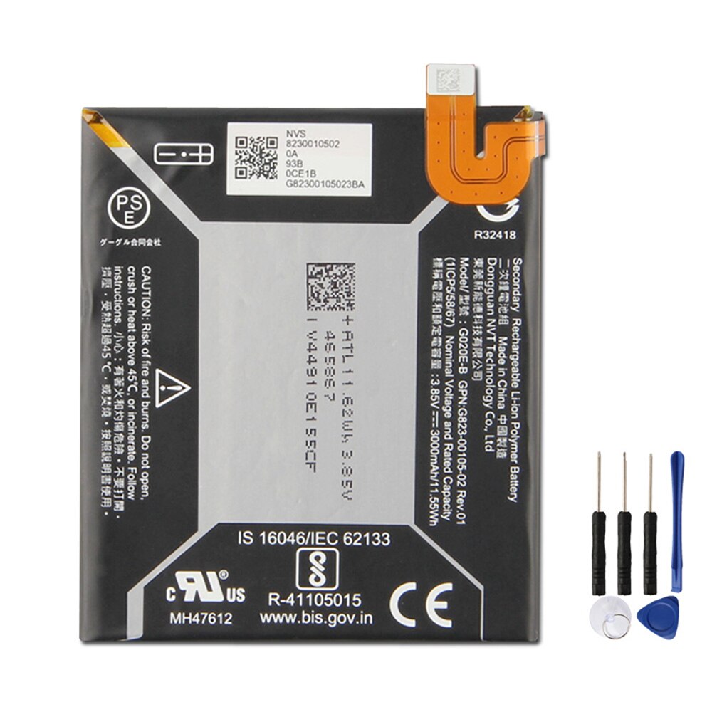 Alkuperäinen varapuhelimen akku  g020a- b google pixel 3a xl 3700 mah  g020e- b google pixel 3a pixel 3 lite 3000 mah