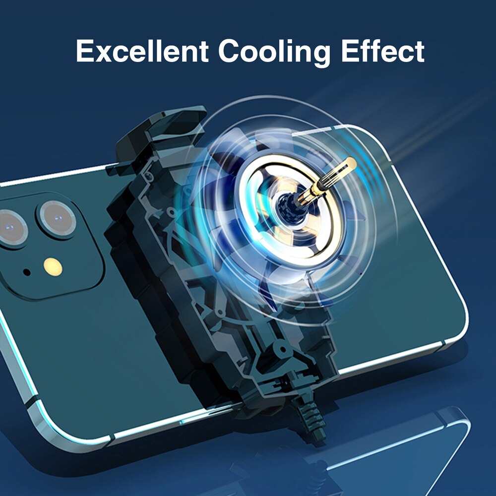 Zasilany przez USB wentylator chłodzący gra telefon komórkowy Cooler telefon komórkowy Radiator Snap-on narzędzie chłodzące dla IPhone/Huawei/Xiaomi