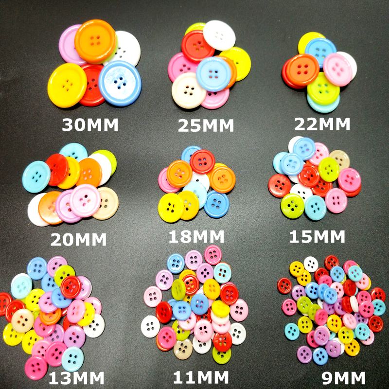 HL 20-100 STUKS Multi Maten Ronde Knoppen Mini Tiny Naaien Gereedschap Scrapbooking Knop Decoratieve Kleding Kleding Accessoires DIY