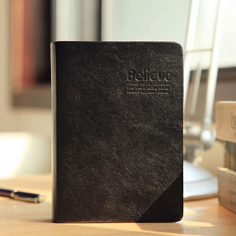 Vintage Thick Paper Notebook Notepad Leather Bible Diary Book Zakka Journals Agenda Planner School Office Stationery Supplies