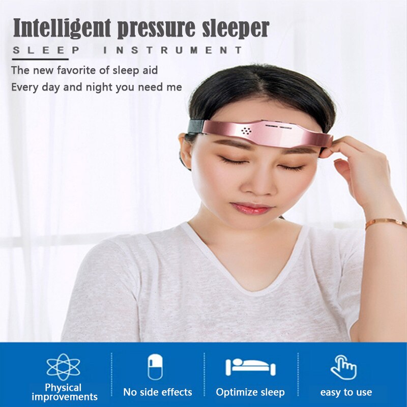 Electric Head Massager Headache and Migraine Relief Migraine Insomnia Release USB Rechargeable Therapy Machine Relax Health Care