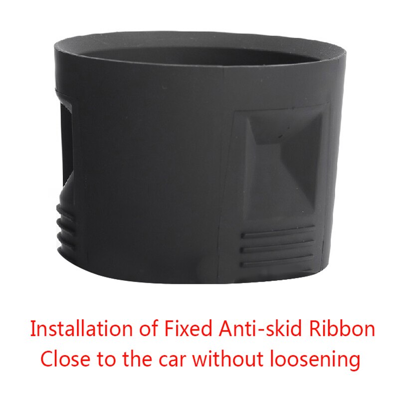 Svart bilkopphållare insats expander dryckställ passar för tesla modell 3