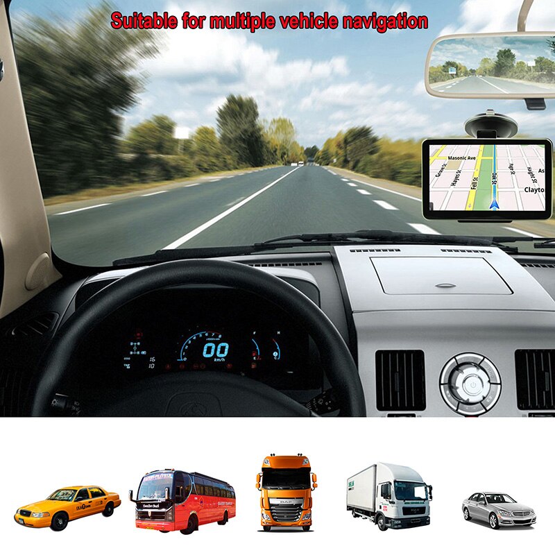 XGODY-navegador GPS con pantalla HD de 7 "y 4,3" para camión, GPS con Radio FM para coche, 128/8GB, mapas gratuitos, actualización de Rusia, Navitel