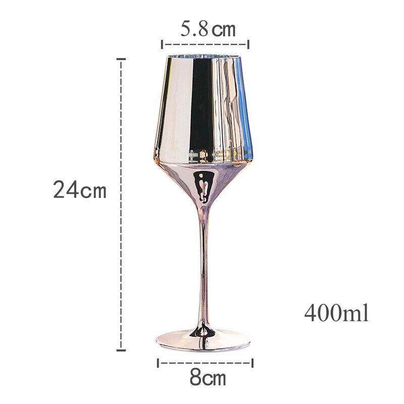 Gobelets de Champagne pour mariage en verre | Verre à vin rouge de luxe, vaisselle de bar, verres de table en cristal: B